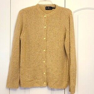 Vintage LeRoy Cream Size XL Grandma Cardigan Sweater